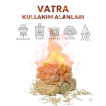 Vatra Doğal Şömine Ve Mangal Tutuşturucusu 10 Adet