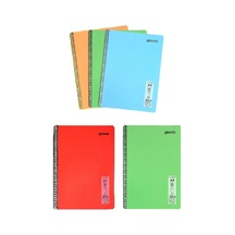Defter Spiralli Telli Pp Kapak A4 Mynote 5 Adet Farklı Renkler 60 Sayfa Çizgili Defter 5 Farklı Çok Renkli