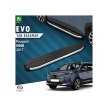 S-dizayn Peugeot 5008 2 Evo Krom Yan Basamak 203 Cm 2017-2023 A+ Kalite