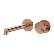 Teska E 5509 Arte Ankastre Lavabo Bataryası Rose Gold
