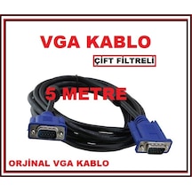 5Mt Vga Laptop Tv Arasi Görüntü Kablosu Wga 5 Metre