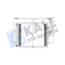 Kale 357825 Klima Radyatörü Kondanser - Volvo V40 2013- T5 30794562 - 31274157 - Lr034171