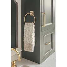 Bh36092cz Şampanya Bronz Havlu Halkası 7-9/16 İnç 192 Mm Uzunluk Banyo Duvarı İçin El Havluluk Küçük Mutfak Ve Banyo Aksesuarları