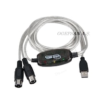 Kaliteli Usb Midi Kablo Pc To Keyboard Kablo