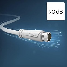 Sat Kablosu F Fiş - F Fiş 90db 1.5m