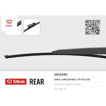 Silecek Süpürgesi Arka Muz Tipi 300mm Vw Polo 7 06/17 Sılbak
