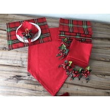 Yılbaşı Sofra Sunum Amerikan Servisli Set Çok Renkli