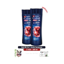 Clear Men Hızlı Stil 2'si 1 Arada Şampuan2 x 350 ML + Rosie