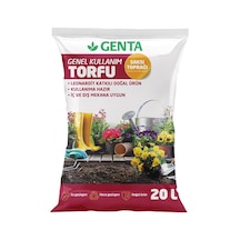 Genta Genel Kullanım Torfu Toprağı 20 Lt 0.75 LT - 2.5 LT - 12 KG