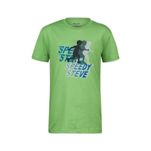 2as Aja Çocuk Baskılı T-shirt 210 Yeşil Yeşil