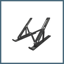 Bezos 7 Kademeli Ayarlı Katlanabilir Laptop Tablet Standı Siyah Agc