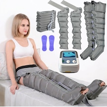 Vanenferse Lipedema İçin Lenfatik Drenaj Cihazı Bacakları, 8 Odacıklı Profesyonel Bacak Masajı, Bacak Masajı Kurtarma Botları Lenfatik Drenaj, 30-240mmhg Ayarlanabilir Basınç