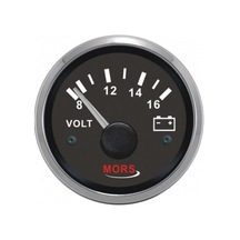 Voltmetre Siyah 12v Çap:55mm