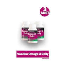 Voonka Omega 3 Daily 60 Yumuşak Kapsül 3 Adet