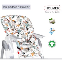 HOLMER Leke Tutmaz Organik Mama Sandalyesi Minderi & Kılıfı Max-T