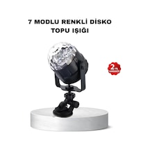 Mey İthalat Müzik Ritmine Duyarlı Renkli Disko Topu - 7 Modlu Işıklı Parti Lambası