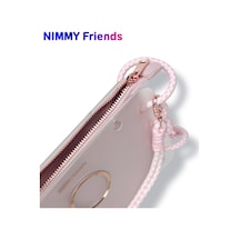 Cool & Cute 2.0 Magsafe Halkalı & Charmlı Manyetik Telefon Çantası Pembe