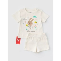 Rikotrikotaz Şort Ve Tişört Takımı 227891931 Sütlü