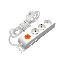 Rı-tech 3lü 5mt Anahtartopraklı Grup Priz 001 175 320002 05 00 Kdo