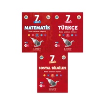 Limit 2027 7. Sınıf Matematik + Türkçe + Sosyal Bilgiler Konu Anlatım Föyleri Seti 3 Kitap Maarif Model
