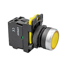 Gwest A5 - 11d-24 Işıklı Yaylı Buton 1no Sarı 10 Adet