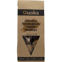 Quoka Glutensiz Rafine Şekersiz Tahinli Kurabiye 80 G