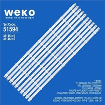 Wkset-6594 36145x5 36146x5 K500wd 4708-k500wd-a3213k01 Typ-a/b 10 Adet Led Bar Tvnizi Açıp İçindeki Led Barla Birebir Aynısı Olduğunu Görmeden Almayınız. Sonrasında İade Almamaktayız.