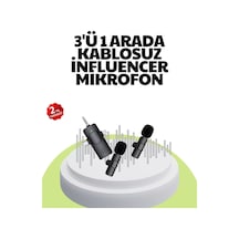 Çok Yönlü Mikrofon - Net Ses, Uzun Pil 1091 Siyah
