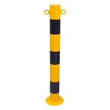 Zincir Bariyer Sistemleri Otopark Metal Duba Demir Sabit Park Bariyeri 75 Cm Siyah