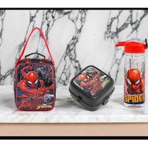 Spıderman Beslenme Çantası Salto Thwip Okul Seti 3 Parça Çok Renkli