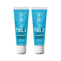 Pe.nisdev Cream 2 Adet Erkekere Özel Boyuna Enine Hacmine Pe.nisbakım Masaj Kremi 100 Ml