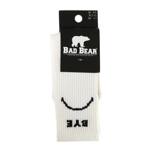 Bad Bear 22.02.04.001-c04 Bye Tall Erkek Çorap Beyaz