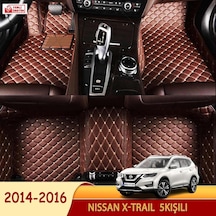 Nissan X-Trail 2014-2016 5D Havuzlu Suni Deri Oto Paspas 539859236