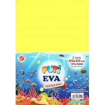 Puti Eva Yapışkanlı A4 Karışık Renk 10Lu