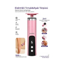 Exenar - Pembe - Ayak Nasır Ve Tırnak Törpüsü Ayak Bakım Cihazı Nasır Sökücü Profesyonel 6 Kademeli Auhma Ahb07