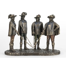 Veronese Koleksiyon 3 Silahşörler Figürü 20x15cm