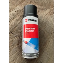 Wurth Mat Siyah Sprey Boya Tampon Boyası Oto Boyası Germany 400ml Siyah Siyah