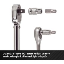 Xl-case Otomotiv Bit Seti 40 Parça 10 Mm Altıgen Saplı Crv Çelik Power Bitler, 10 Mm Altıgen 3/8" Ve 1/2" Kare Lokma Adaptörleri, Saklama Kutusu Dahil - 49109032