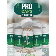 Procaps 5 Kutu X 15 Kapsül Takviye Edici Gıda Pro Caps Detox Için Çay Hediyesiyle