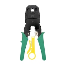 Ayrex 3'lü Modüler İrtibat Pensesi 4p-4c, 6p-6c Ve 8p-8c Rj11 Rj12 Rj45 Ethernet Kablo Jak Çakma Pensesi, Ağ Ve