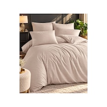 Pamuk Saten Soft Touch Premium Çift Kişilik Özel Kutulu Nevresim Takımı Seti 4 Parça Vizon - 943622227 Vizon