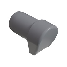 Cateksss 25 Mm At Nalı Sandalye Pabucu 1.5 Mm Antrasit Gri Ral 7035 - 10 Lu Paket