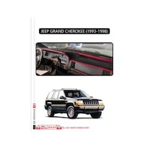 Jeep Grand Cherokee 1993-1998torpido Koruma Halısı Siyah Kenar