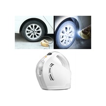 Sones Dc 12v 100w Dörtü Bir Arada Taşınabilir Araç Lastiği Pompası Şişme Pompa Beyaz