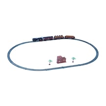 Tren Seti Oyuncak Rail King Klasik Tren 122 Cm 36 Parça Işıklı