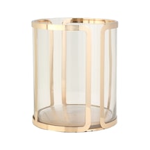 Vitale Kapsül Dekoratif Mumluk Gold 25x25x30 Cm Ak.jd0083