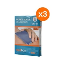 Medban Sıcak-Soğuk Termojel Kompress 26cm x 37cm Kutulu Kılıflı 3 Adet