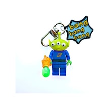 Toy Story Alien Figür Charmlı Anahtarlık - Uzay Temalı Sevimli Ko