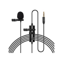 Ally 3.5 MM Universal Lavalier Kablolu Yaka Mikrofonu 6 Metre