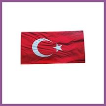 Bezos Türk Bayrağı Oto Sticker Küçük Kırmızı Beyaz 16x8cm Rengaren Standart